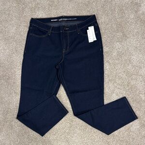 Old Navy Dark Wash Mid Rise Skinny • 12